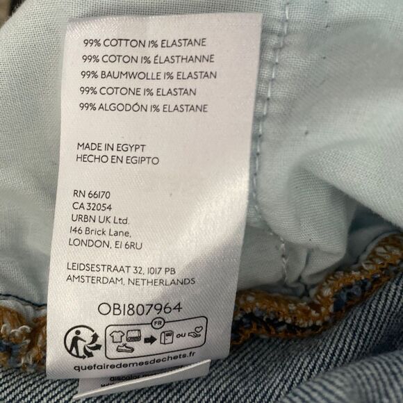 BDG Urban Outfitters Women's Slim Straight Mid Rise‎ Denim Jeans Size 27 - Picture 9 of 10